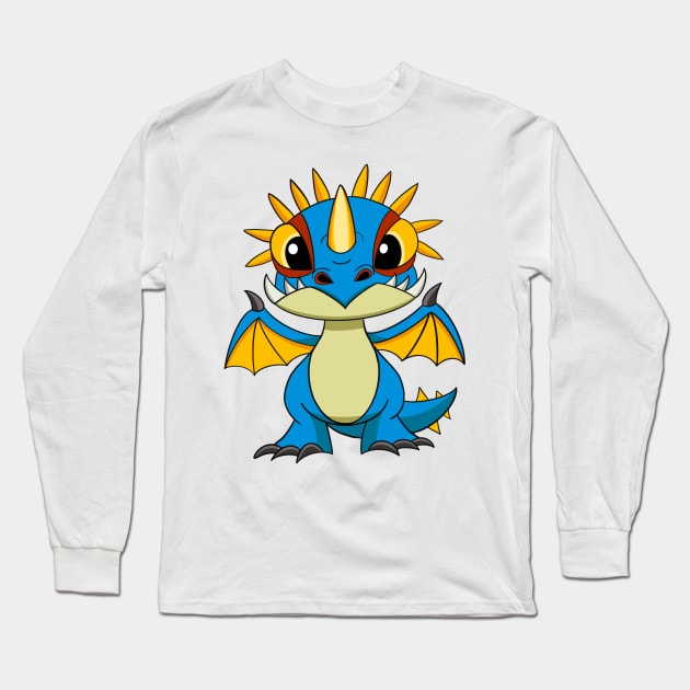 Stormfly Cute baby dragon from cartoon How to train your dragon Long Sleeve T-Shirt by PrimeStore